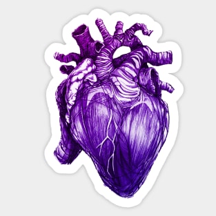 Purple Heart Sticker